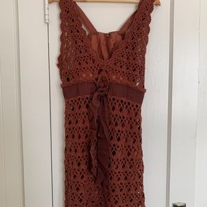Silk Crochet Dress